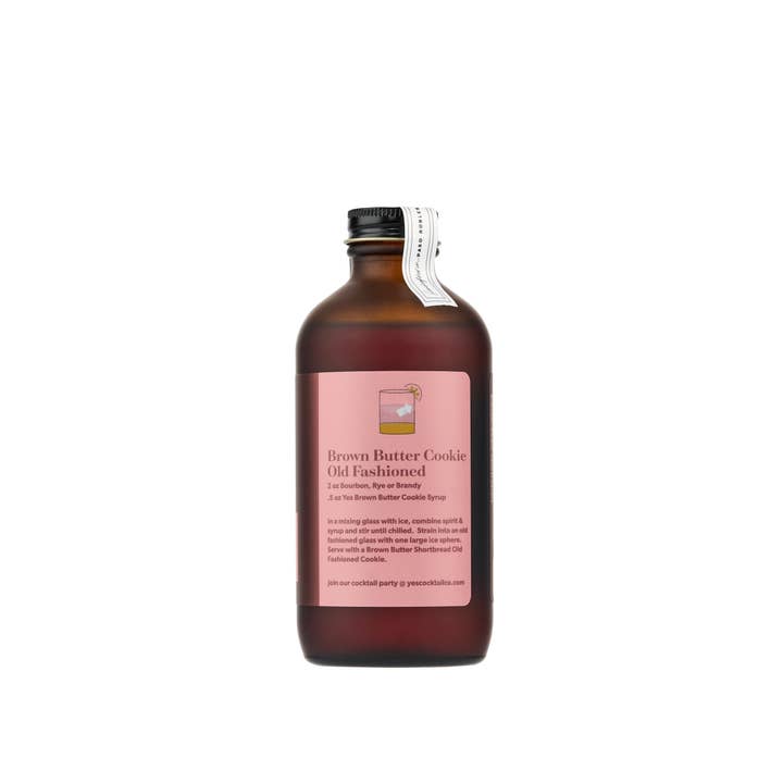 Yes Cocktail Co - Wholesale Cocktail Mix/Syrup - BBCCxYCC Brown Butter Cookie Old Fashioned Syrup