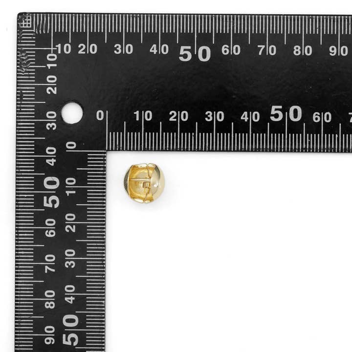 BestBeads&Beyond - Wholesale Huggie Earrings - Gold Chunky Huggie Ball Earrings, Sku#Y8443