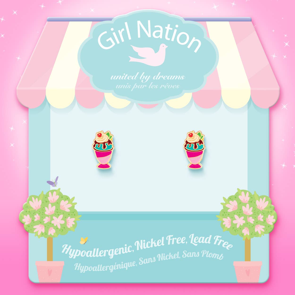 Girl Nation – Engroshandel Smykker - Børn – Cutie Kids Øreringe Startkit | Stikker | Hypoallergen15