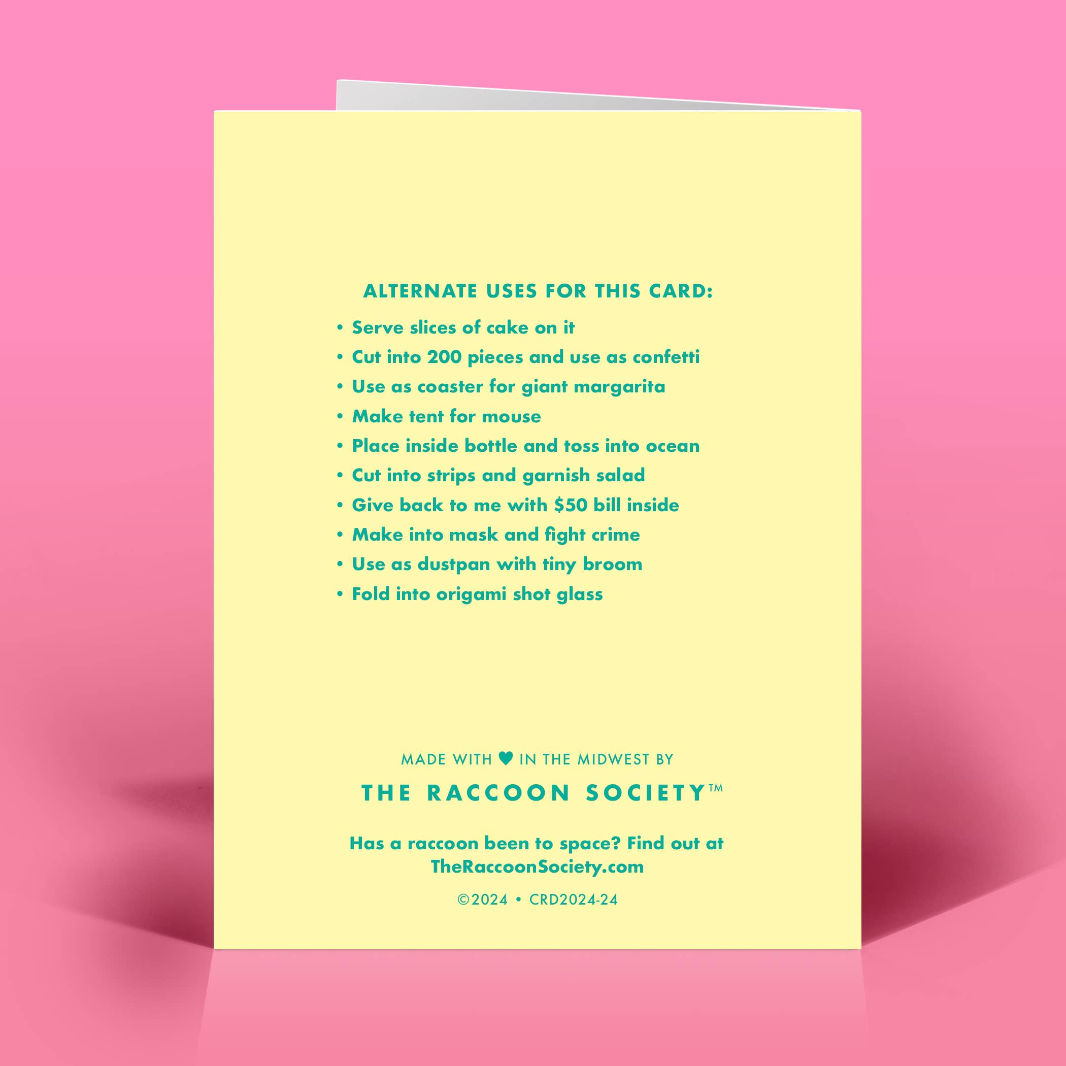 The Raccoon Society - Vente Cartes d'anniversaire - Ta carte d'anniversaire n°11