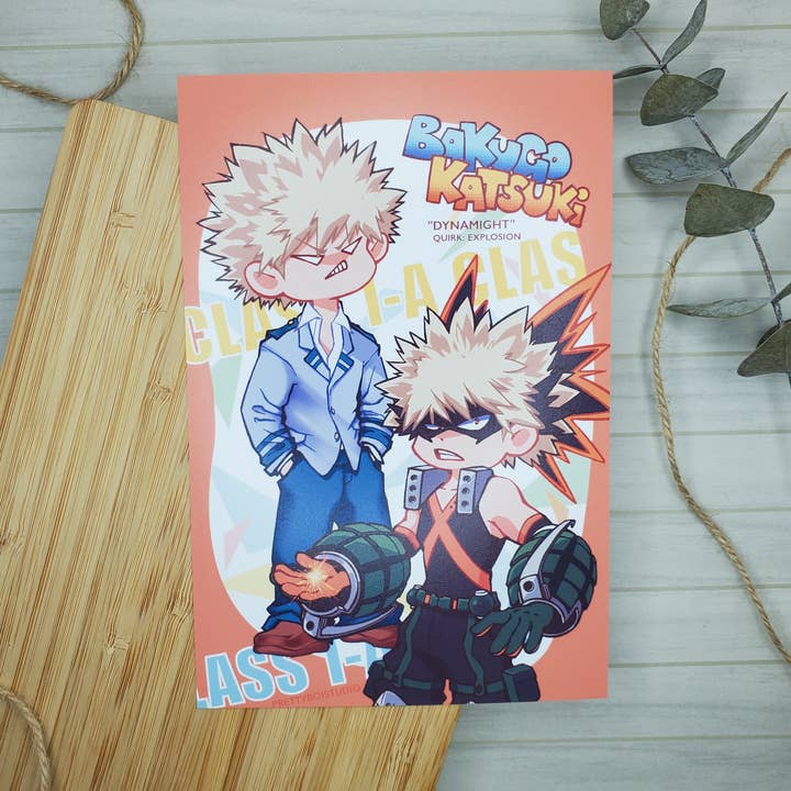 Oranje Held Kunstdruk voor wholesale door PrettyBoiStudio