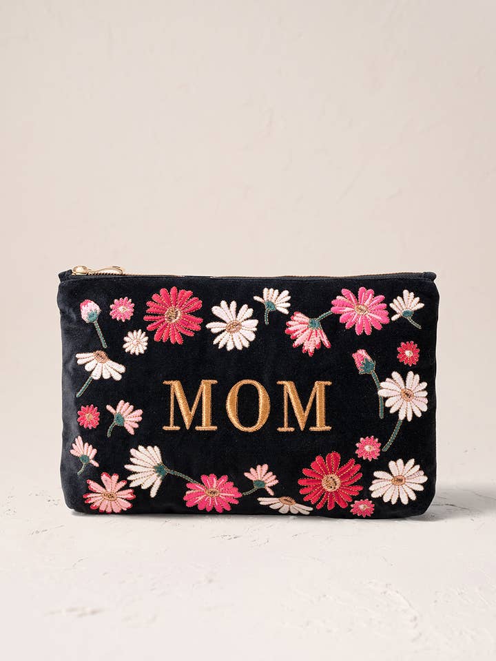 Floral Mom Everyday Pouch for wholesale by Elizabeth Scarlett Ltd