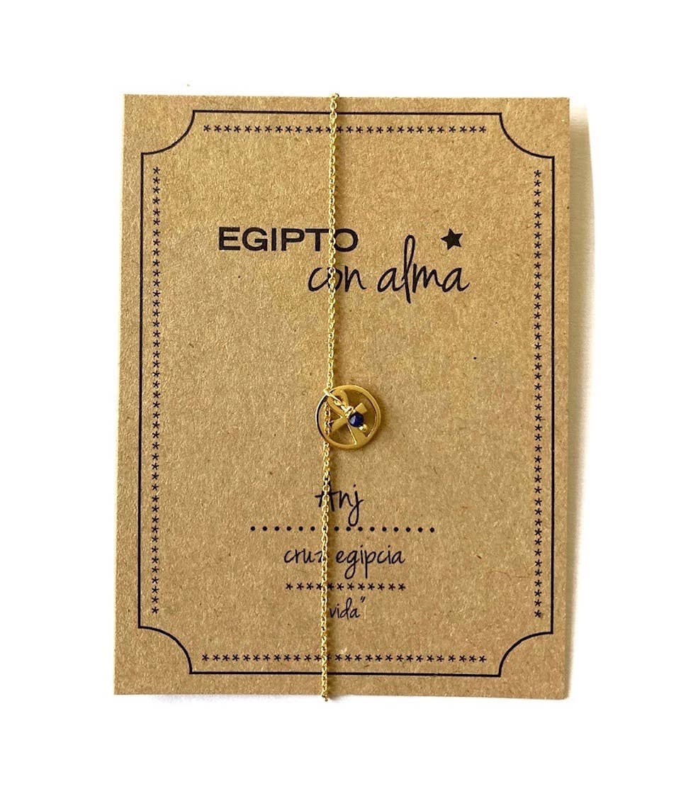 MundoconAlma* – wholesale Charm/dangle bracelet – Anj chain bracelet - Egyptian piece1