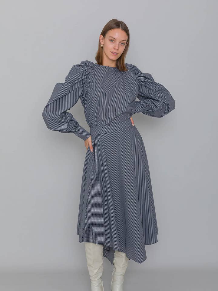 Bomull Stripe Kjol Reese för wholesale av Mykke Hofmann