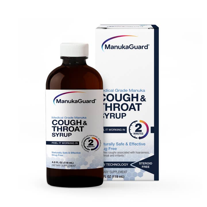 Cough and Throat Syrup for wholesale by ManukaGuard