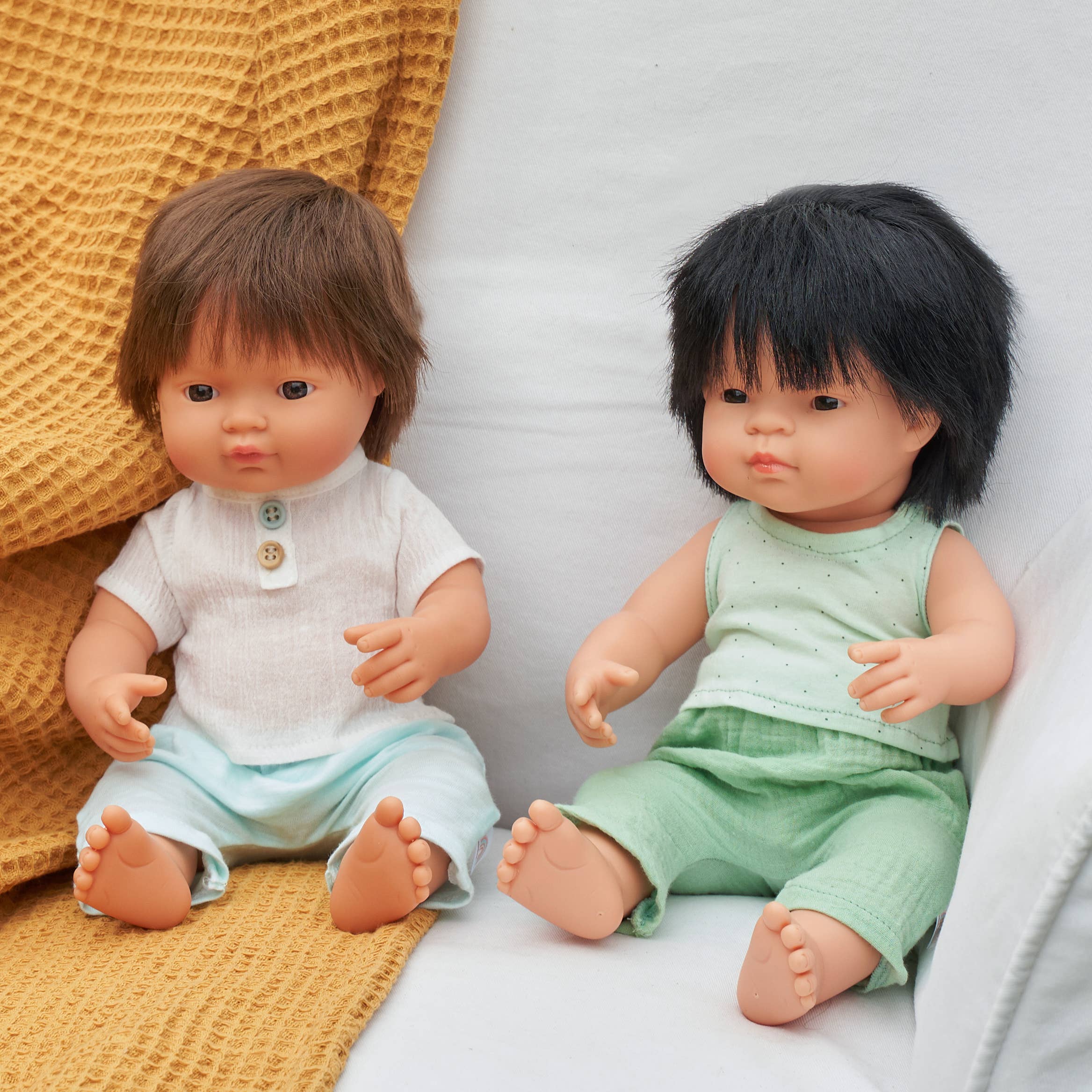 Miniland Educational - Wholesale Doll - Kids - Baby Doll Asian Boy 15'' inch (polybag)3