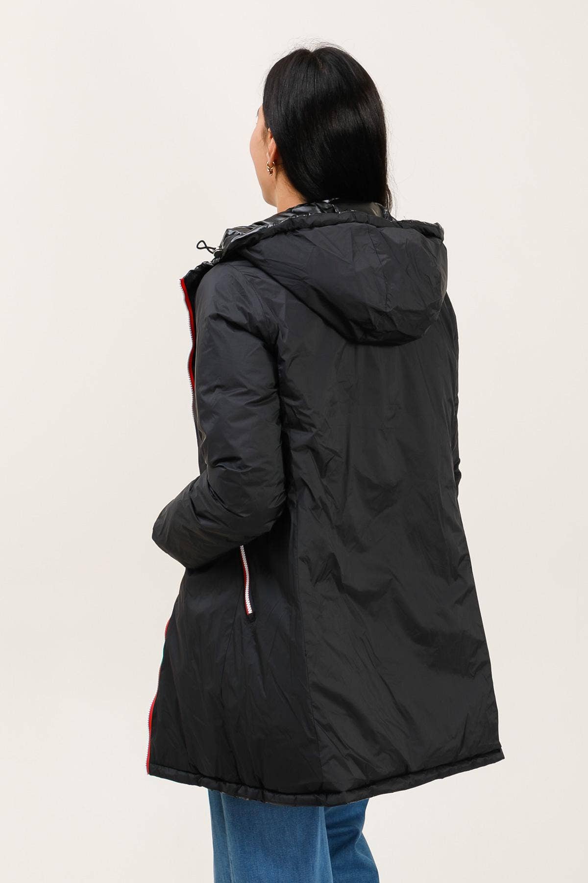 Attrait Paris - Wholesale Puffer Jacket - Women's - Mid-length reversible waterproof puffer jacket19