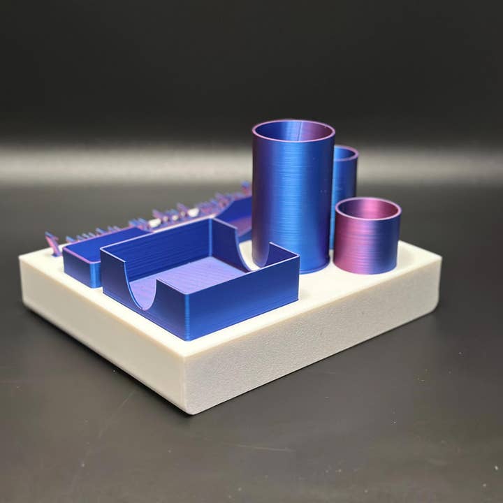 <3 Studio - Wholesale Desk Organizer - Office Desk Storage with Custom Name Plate5