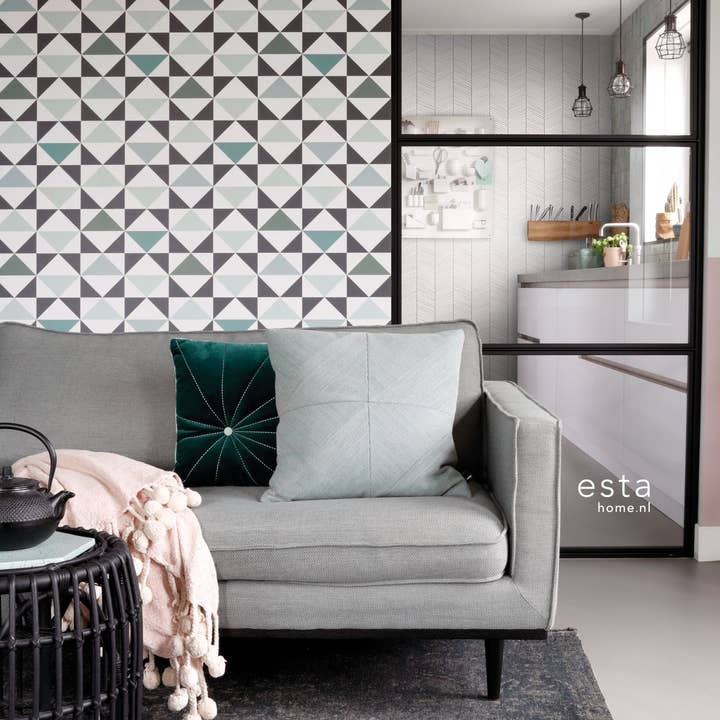 The Design Department b.v. - Wholesale Behangrol - Behang grafische driehoeken7