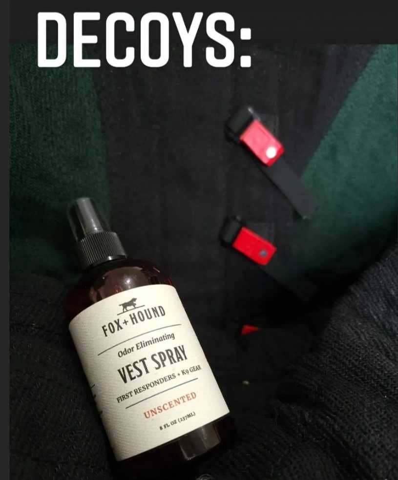 Fox + Hound - Wholesale Pet Deodorizing Spray - FOX+ HOUND VEST SPRAY FOR POLICE & K9 GEAR 1ST RESPONDERS4