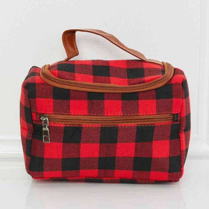 Bedruckte Schminktasche mit Riemen für den Großhandel von The Era NYC