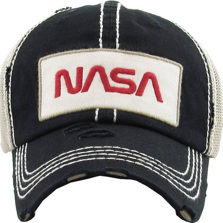 KBETHOS - Wholesale Trucker Hat - Men's - Nasa Vintage Meshback