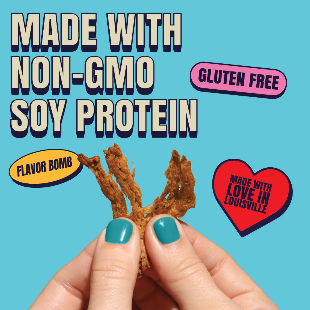 Louisville Foods - Wholesale Jerky - Vegan & Plant Based Smoked Black Pepper Jerky 3 oz2