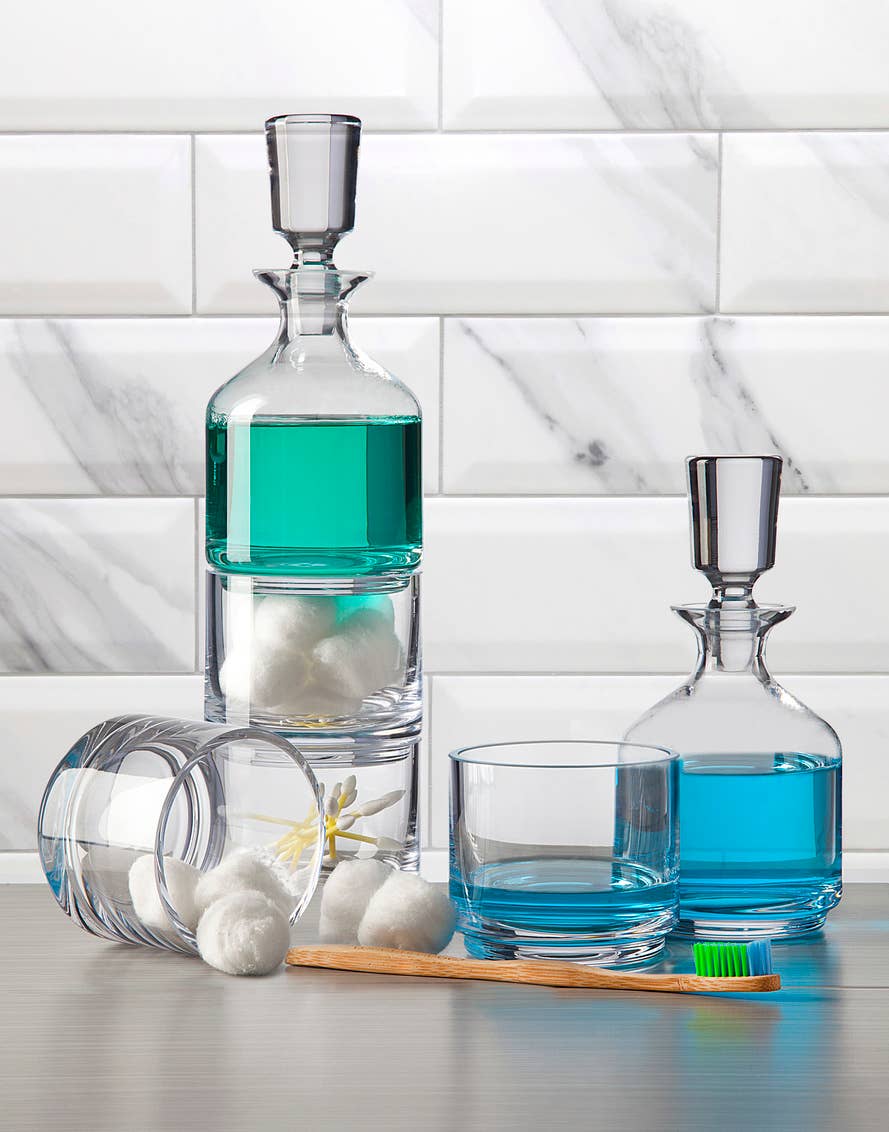 Godinger - Wholesale Decanter - Duet 8.5oz Stacking Decanter set4