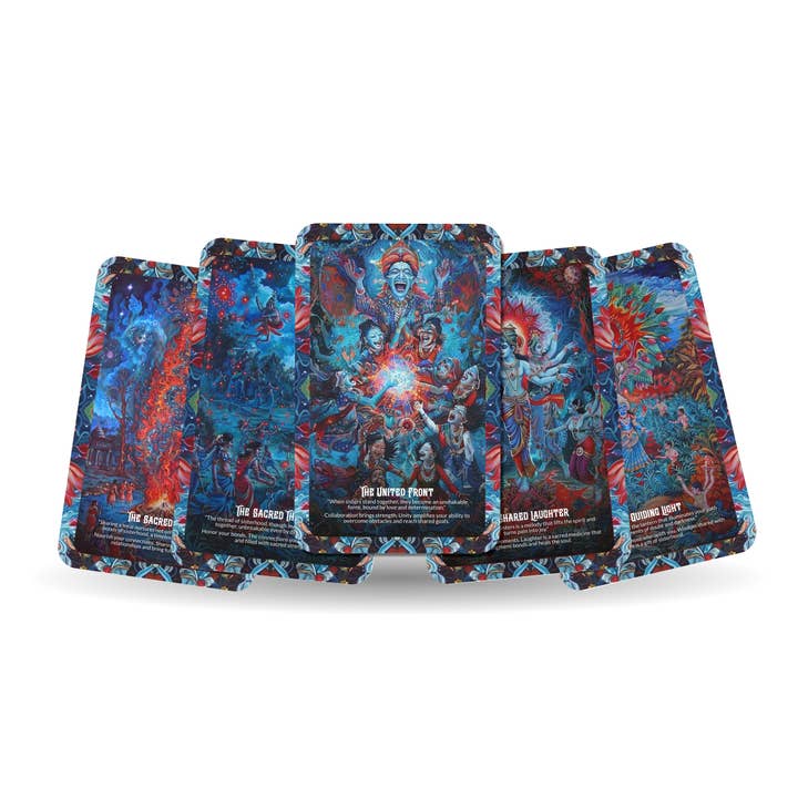 IBIZA TAROT – wholesale Tarot cards – Sacred Sisterhood Oracle: Celebrate the power of feminine connection with this 22-card deck, nurturing sisterhood and inner wisdom.6