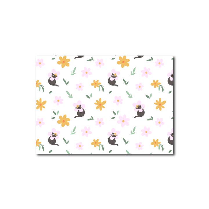 Kaart flower kitties for wholesale by Only Happy Things Stationery