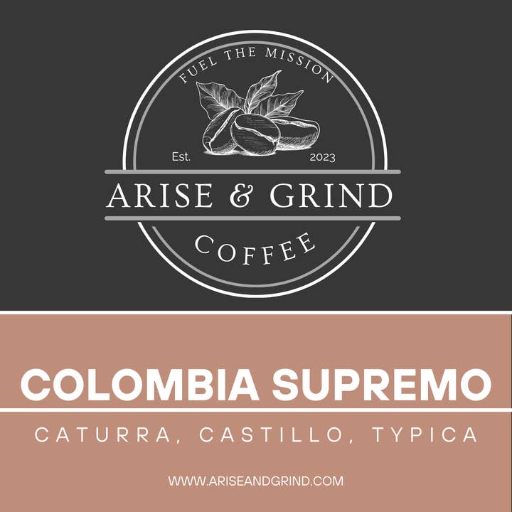 Colombia Supremo - Caturra, Castillo, Typica voor wholesale door Arise & Grind Coffee