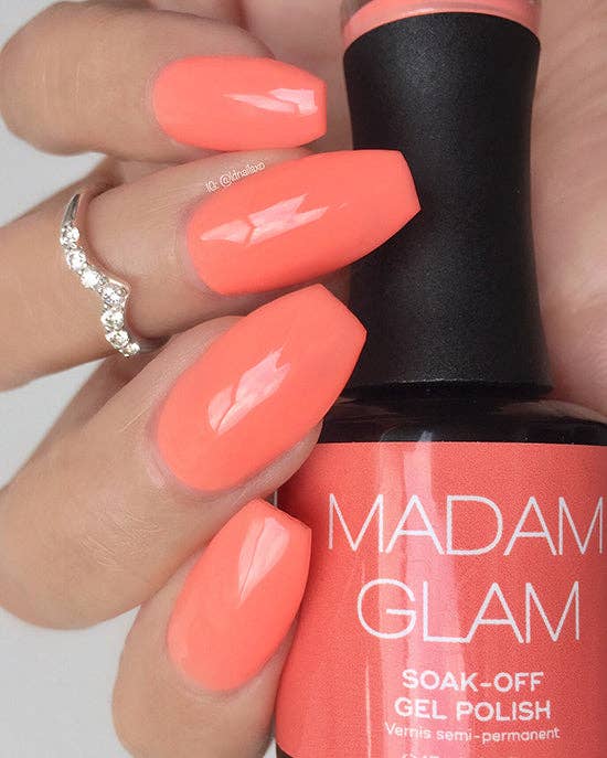 Madam Glam - Wholesale Nail Polish - Gentle Coral2