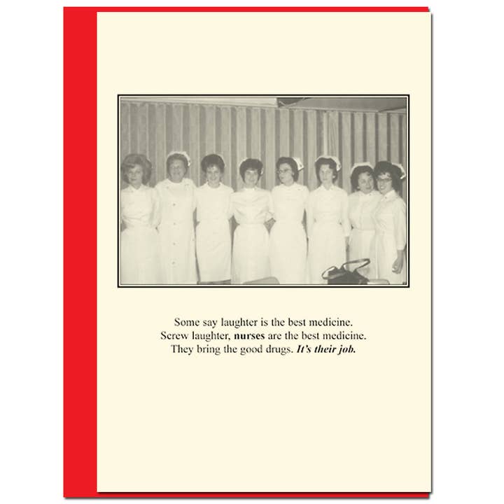 Best Medicine Get Well Card for wholesale by Bloodshot Press