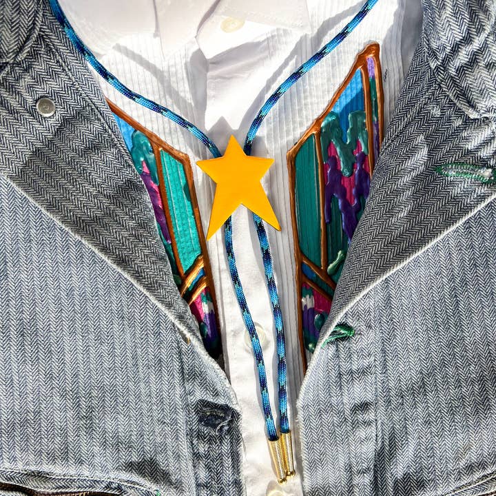 Velvet Outlaw - Wholesale Y-Neck/Lariat Necklace - Star Bolo Tie - Two Colors7