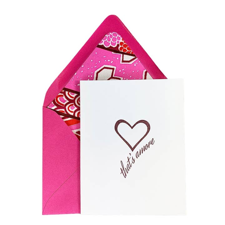 That's Amore Greeting Card for wholesale by Yozo Studio