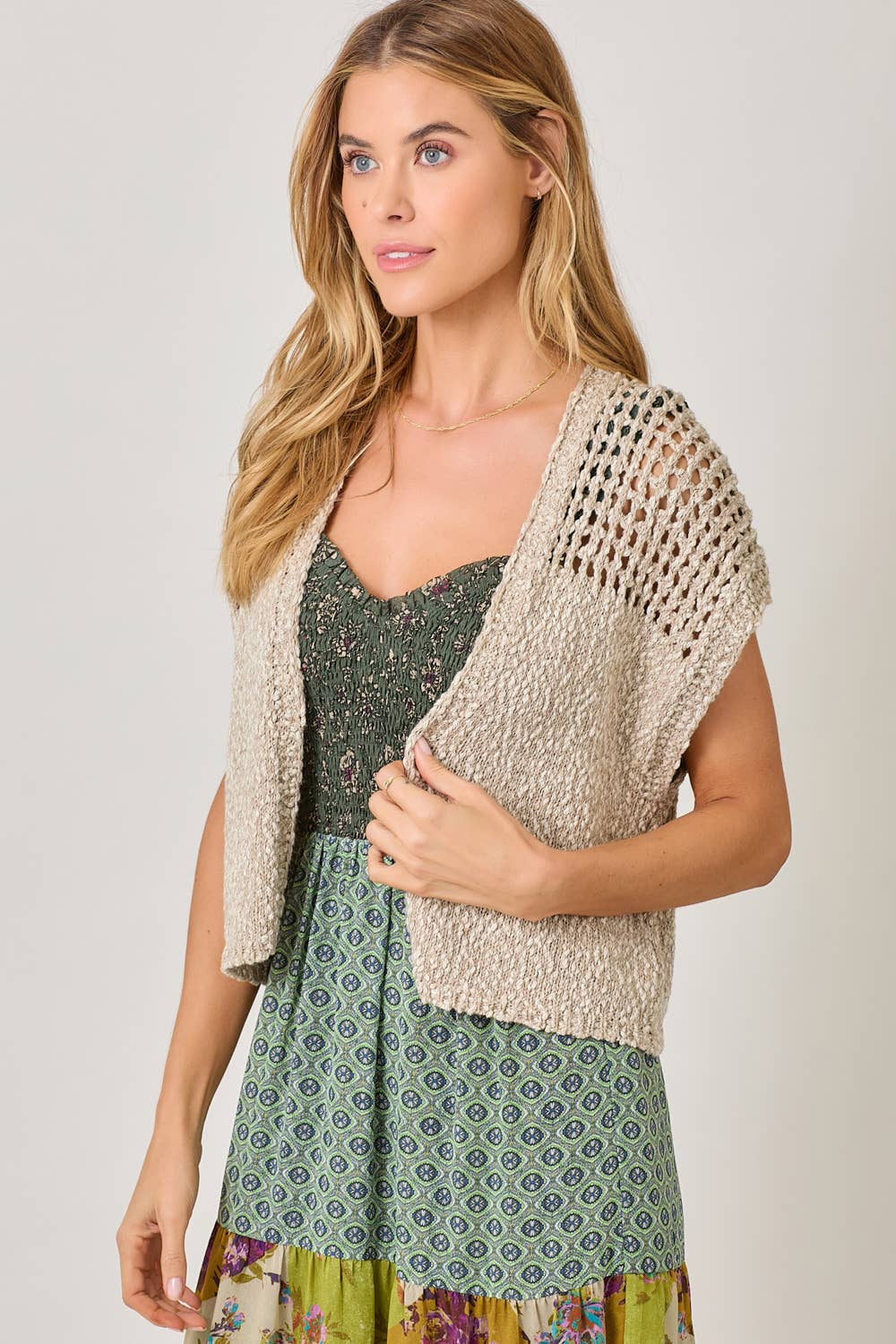 Mystree - Vendita all'ingrosso Cardigan - Donna - Cardigan Aperto in Maglia 6107516