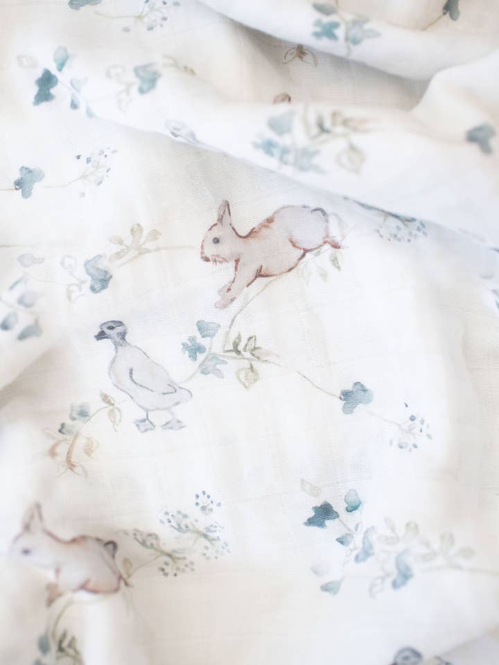 Fawn & Foster - Wholesale Swaddle - Baby - Organic Muslin Gauze Swaddle Receiving Blanket | Ivy Hollow6