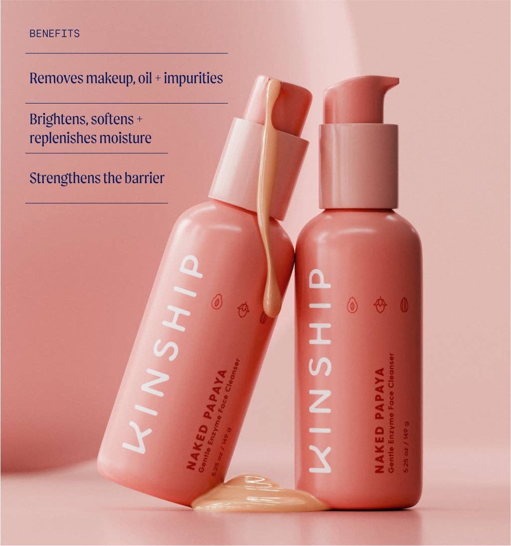 Kinship - Wholesale Facial Cleanser - Naked Papaya Gentle Enzyme Milky Cleanser1