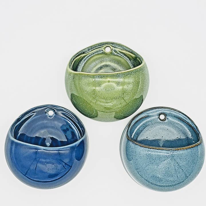 Plays in Mud Pottery - Wholesale Wall Planter - Succulent Wall Planter- Handmade Pottery- Made to Order8