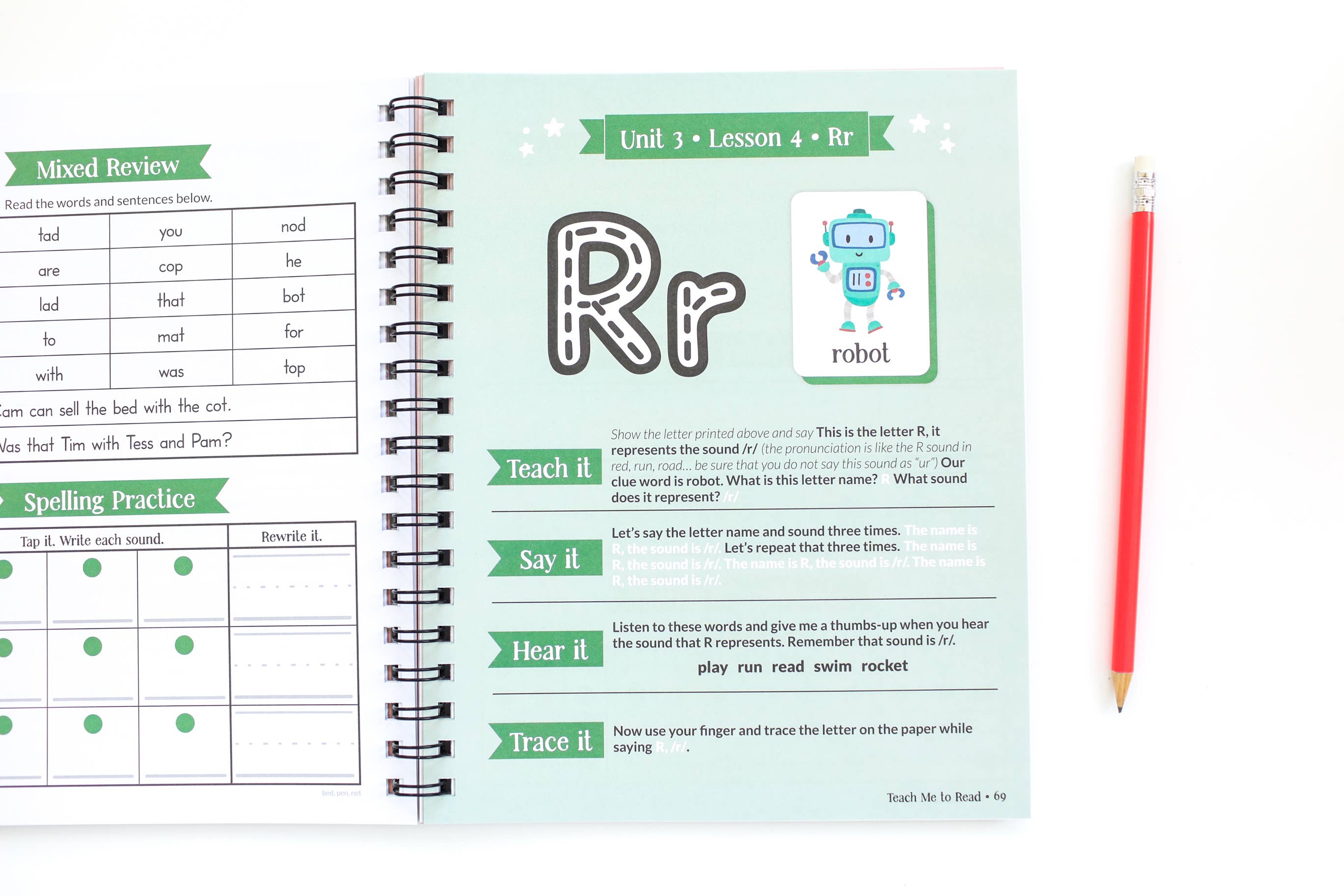 Paper Peony Press - Wholesale Education - Teach Me to Read: A Parent Guided Student Workbook for Kids7