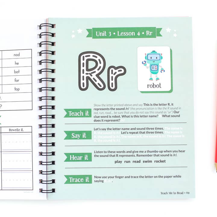 Paper Peony Press - Wholesale Education - Teach Me to Read: A Parent Guided Student Workbook for Kids7