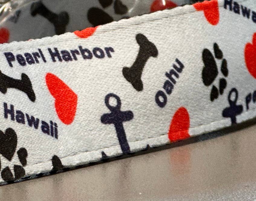 Maritime Tribes LLC - Wholesale Pet Collar - Dog - Dog Collar (custom artwork or your local map)5