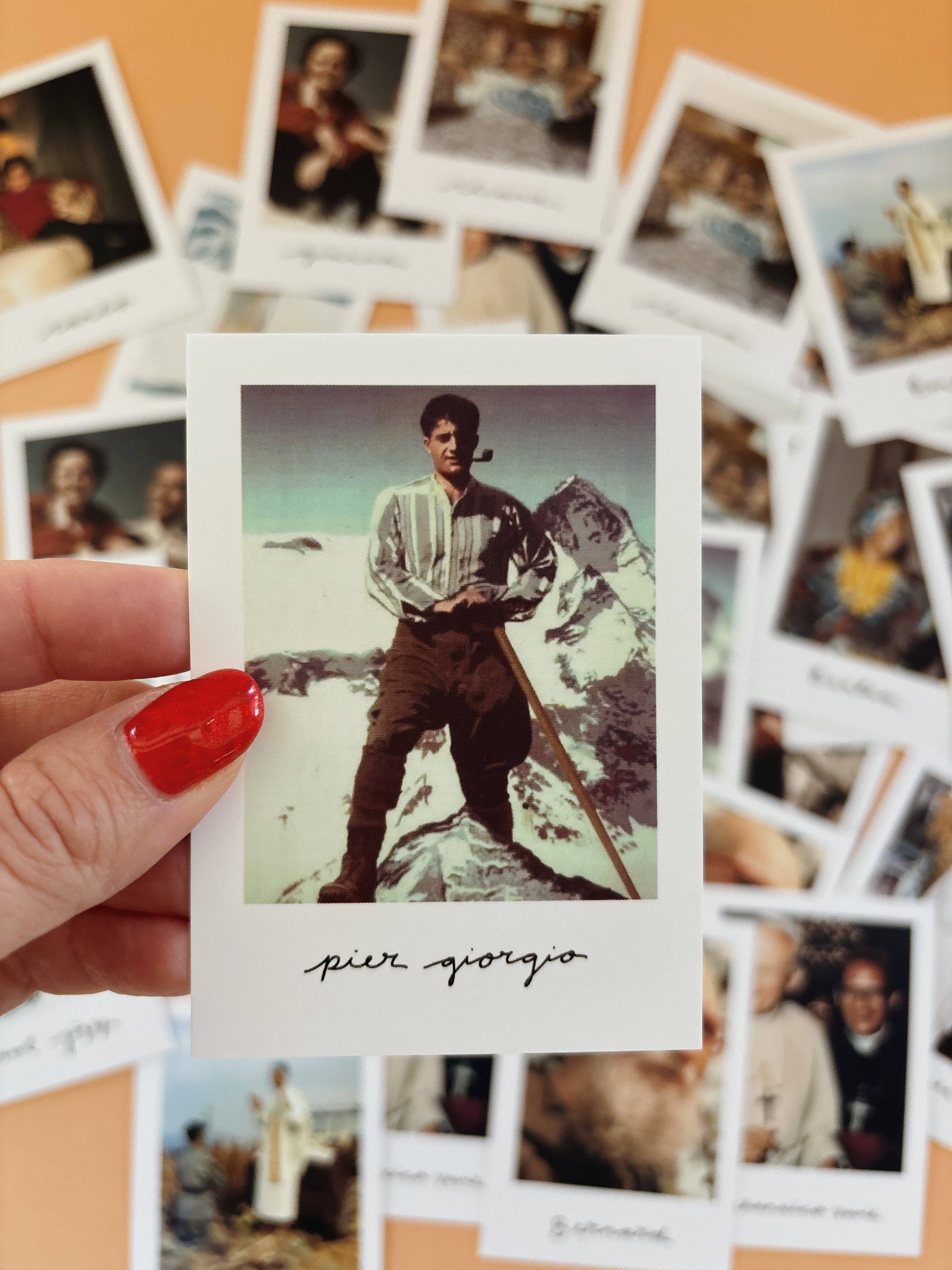 January Jane Shop - Wholesale Religious Card - Saint Polaroid Minis Color Pack5