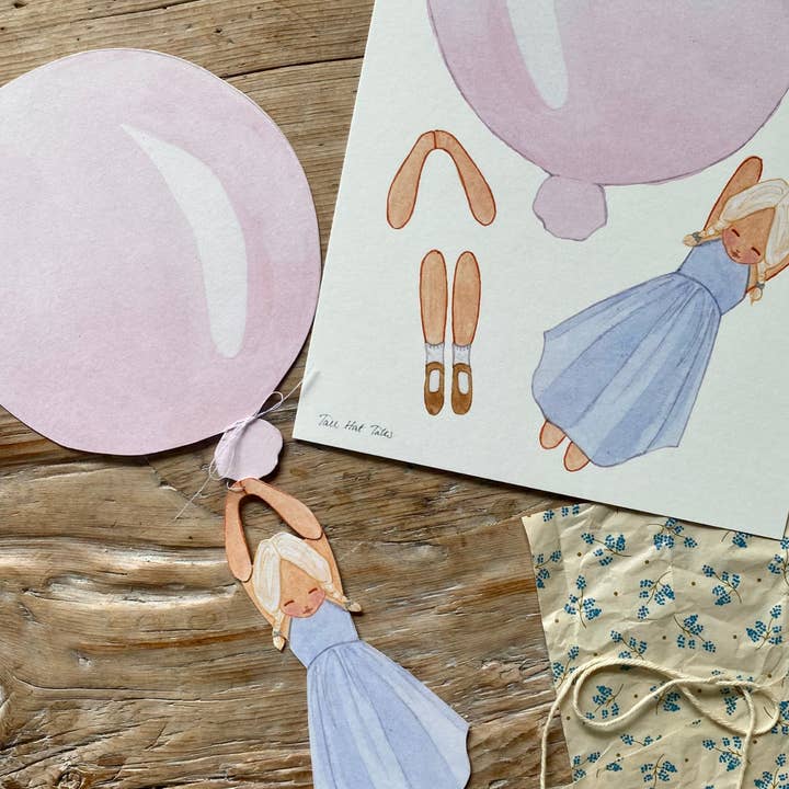 Mobile - Pink Balloon with Girl for wholesale on Faire0