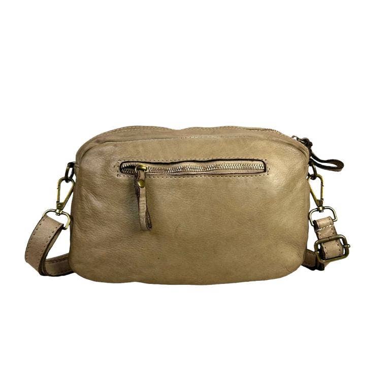 Chenson & Gorett - Wholesale Shoulder Bag - Women's - Vintage Washed Leather Women's Shoulder Bag. Summer Sales1