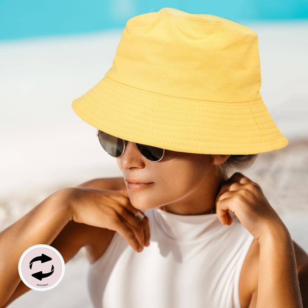 Sensibling Corp. - Wholesale Bucket Hat - Women's - Reversible Solid Bucket Hat10