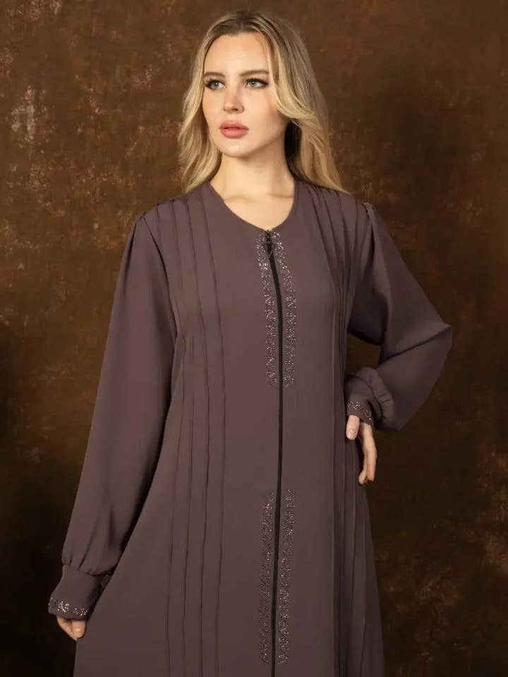 Palestinian Elegance - Wholesale Kaftan - Women's - Modesty Abaya: Stylish Comfort and Modest Coverage2