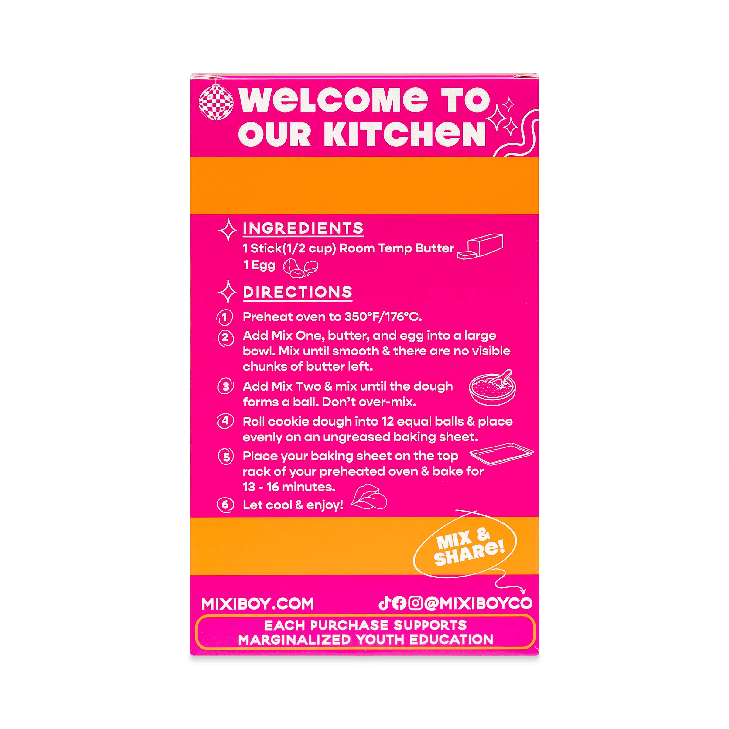 Mixiboy - Wholesale Cookie Mix - Chocolate Chip Cookie Mix 2