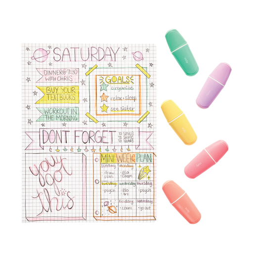 OOLY - Wholesale Highlighter - Le Bonbon Patisserie: Pastel Highlighters (Set of 5)2