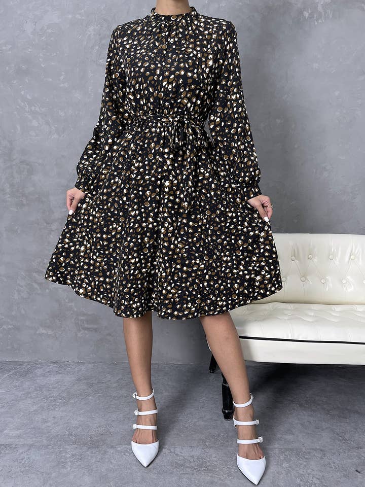 Lily Clothing - Wholesale Dress - Women's - TEMPERAMENT DESIGN SENSE OF MID-STYLE DRESS13