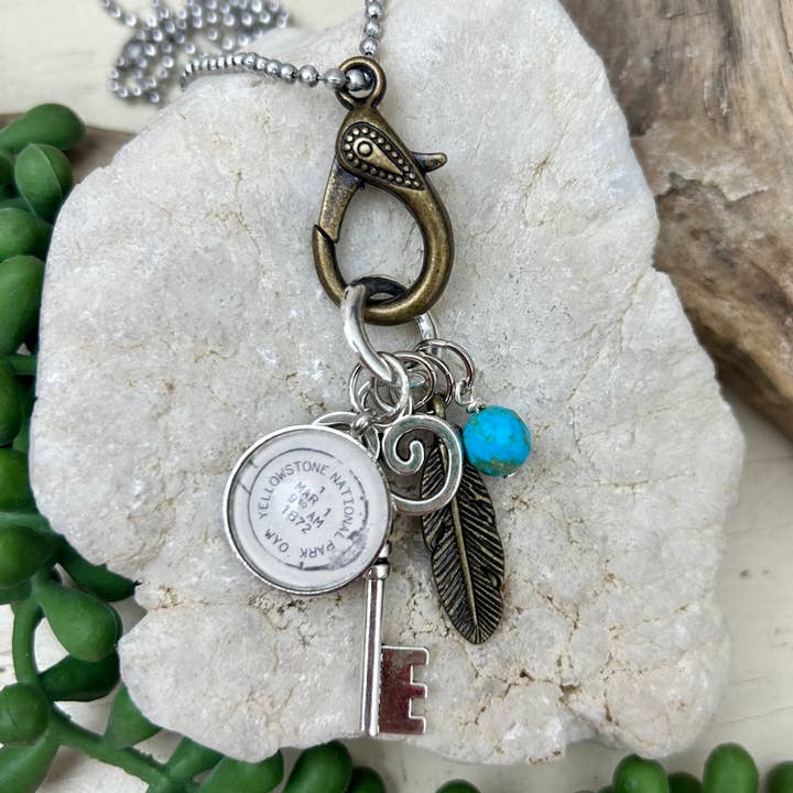 Jennifer Dahl Designs LLC - Wholesale Pendant/Charm Necklace - Yellowstone National Park Charm Necklace