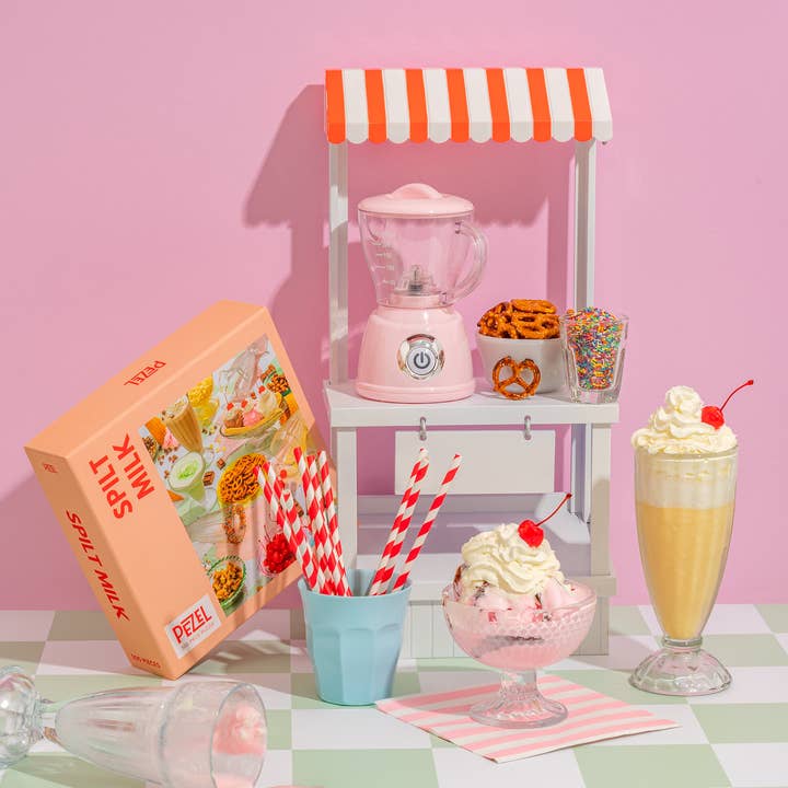 Pezel Puzzles - Vente Puzzle – adulte - Spilt Milk | Puzzle de 500 pièces avec sac en toile4