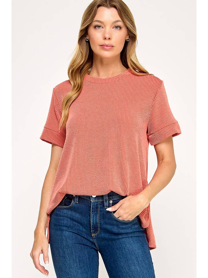 Vanilla Monkey – Engroshandel Strikket top - Dame – Krøllet Ribtop3