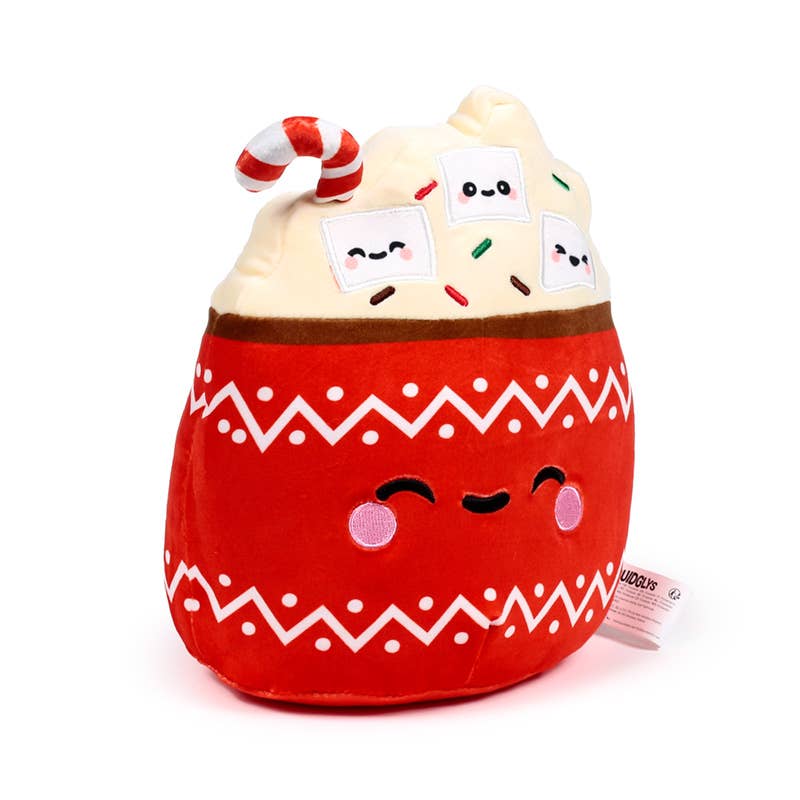 Puckator EU - Wholesale Travel Pillow - Squidglys Aspen the Hot Chocolate Foodiemals Plush Toy2