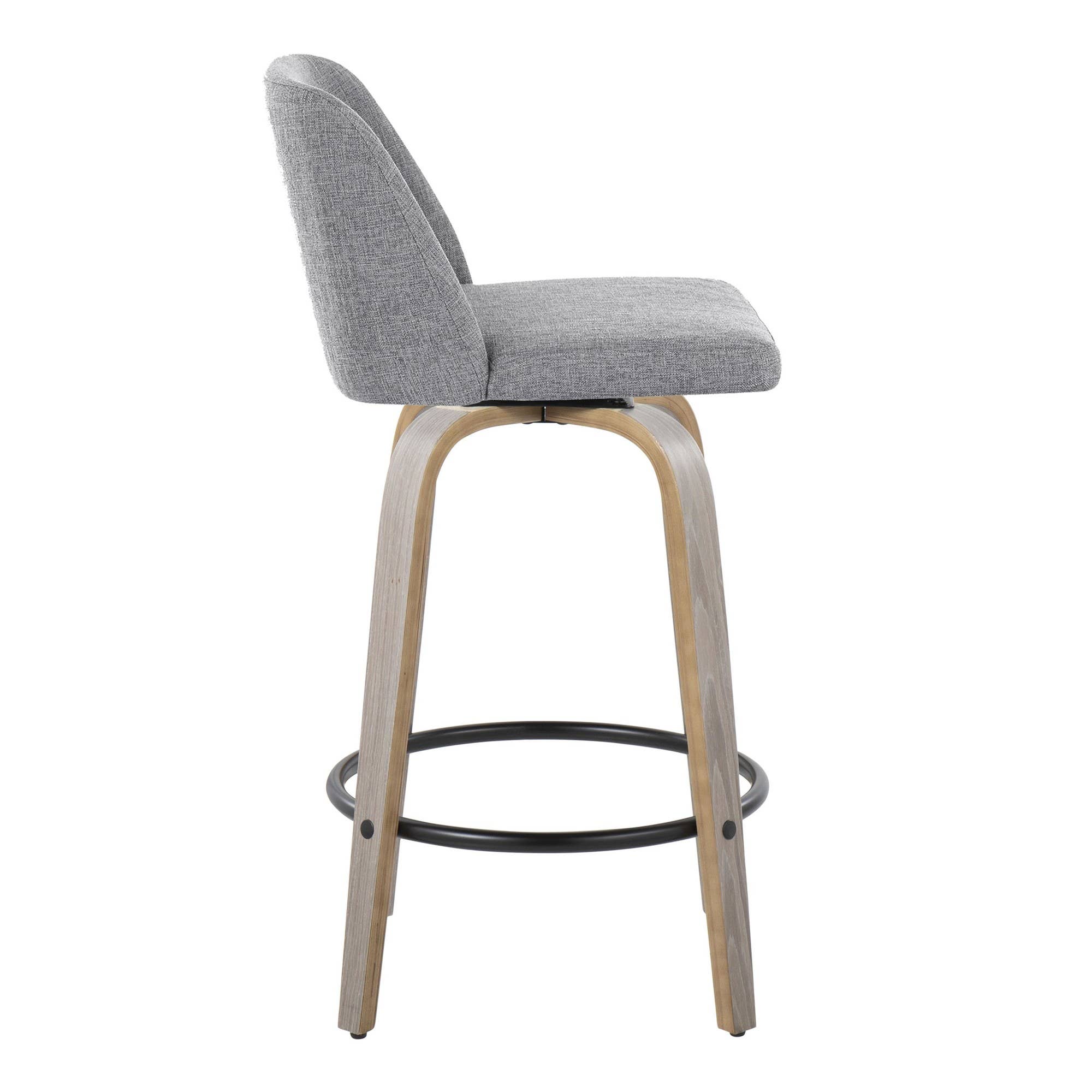 LumiSource and Grandview Gallery - Wholesale Stool - Toriano 26" Fixed Height Counter Stool Q - Set of 234