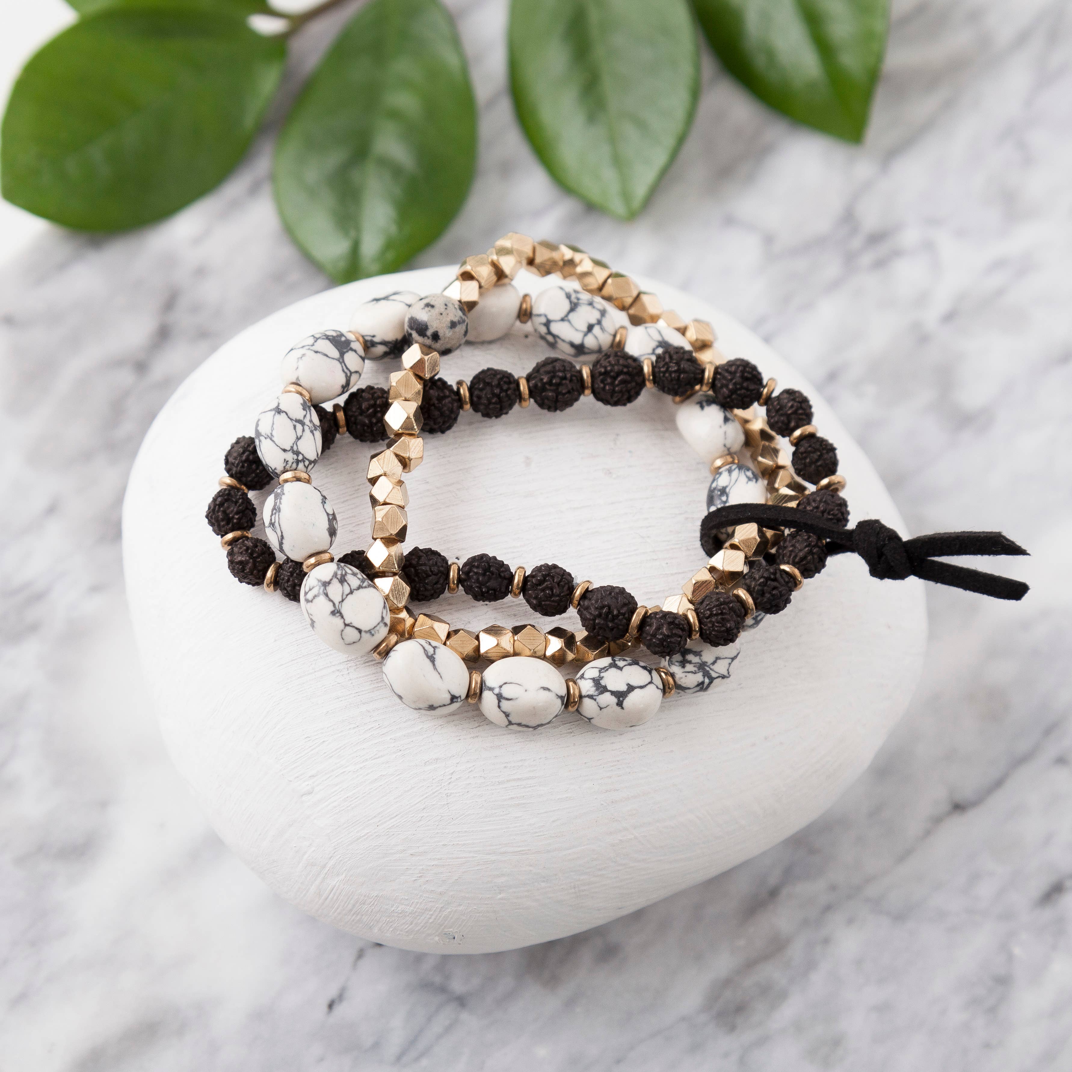 Baizaar - Wholesale Sieradenset - Rudraksha armband3