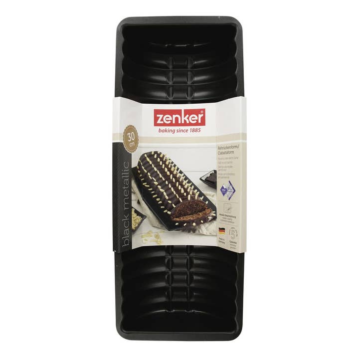 Zenker - Wholesale Cake Pan - Zenker Black Metallic Christmas Log Mould6