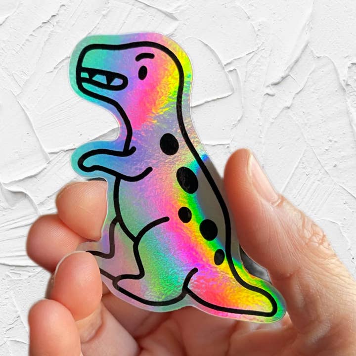 T-Rex Holographic Stickers for wholesale by Miss Modi