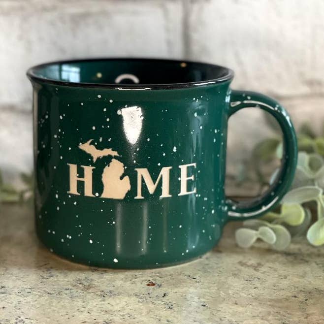 Endless Etching LLC - Wholesale Coffee Mug - Ceramic Coffee Mugs - green campfire0