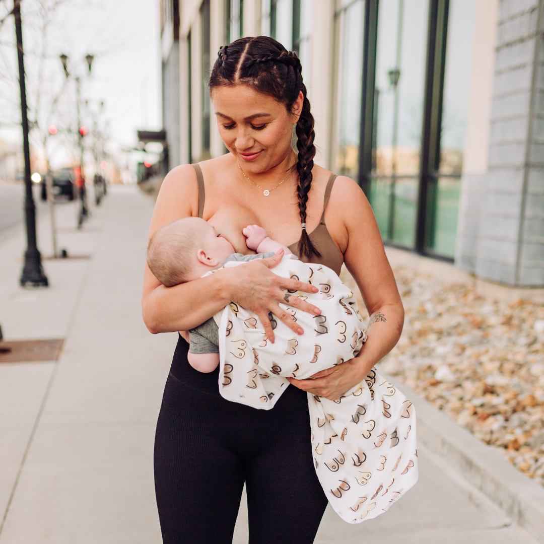 The Little Milk Bar - Wholesale Bedding Blanket - Kids & Baby - Boobs Baby Blanket2